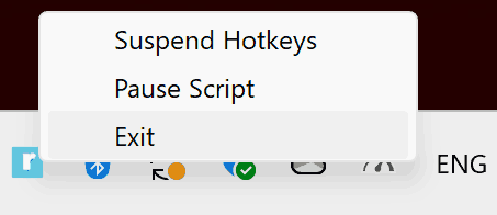 Закриття фонового додатку в області сповіщень