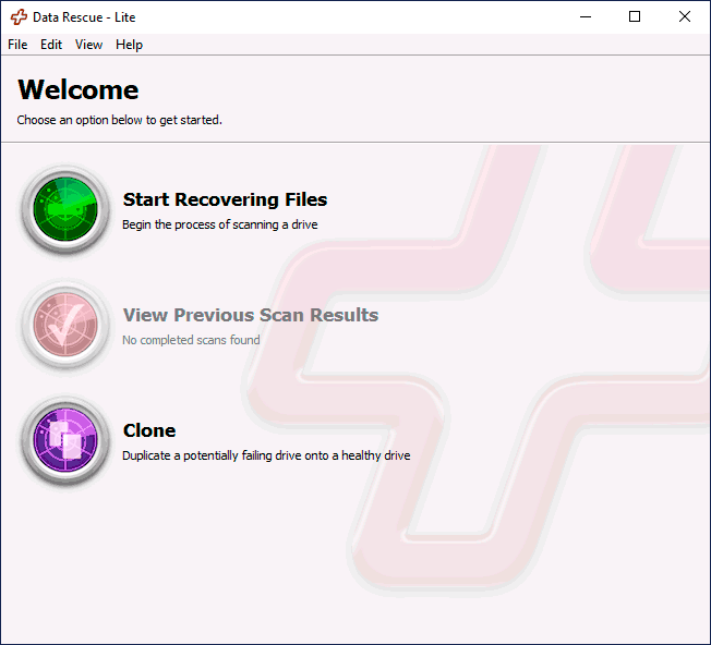 Програма для відновлення даних Data Rescue