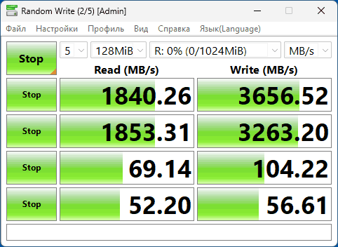 Тест швидкості GPU RAM Drive