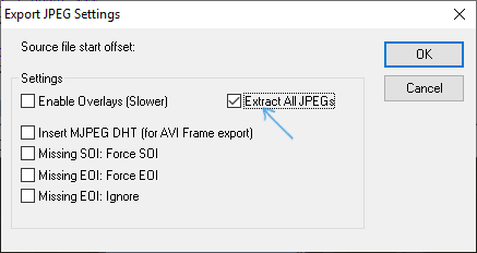 Збереження відновленого JPG