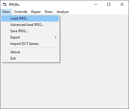 Завантаження фото в JPEGFix