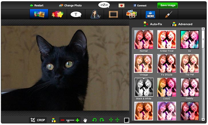 Фотографія завантажена в редактор