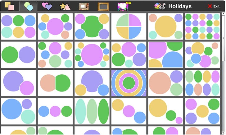 Шаблони фотоколлажів