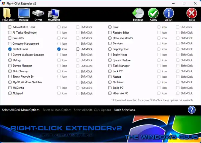 Програма Right Click Extender