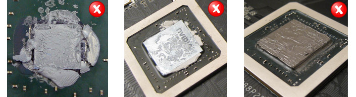 Результати неправильного нанесення