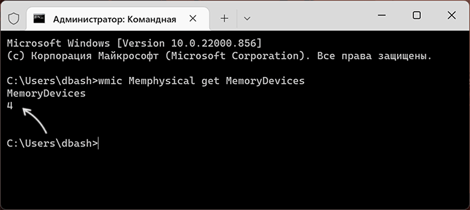 Слоти пам'яті в командному рядку