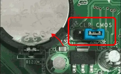 Перемичка скидання CMOS і батарейка БІОС