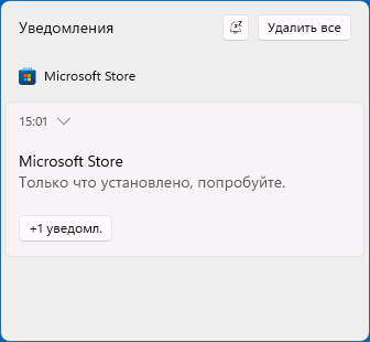 Microsoft Store встановлено в системі