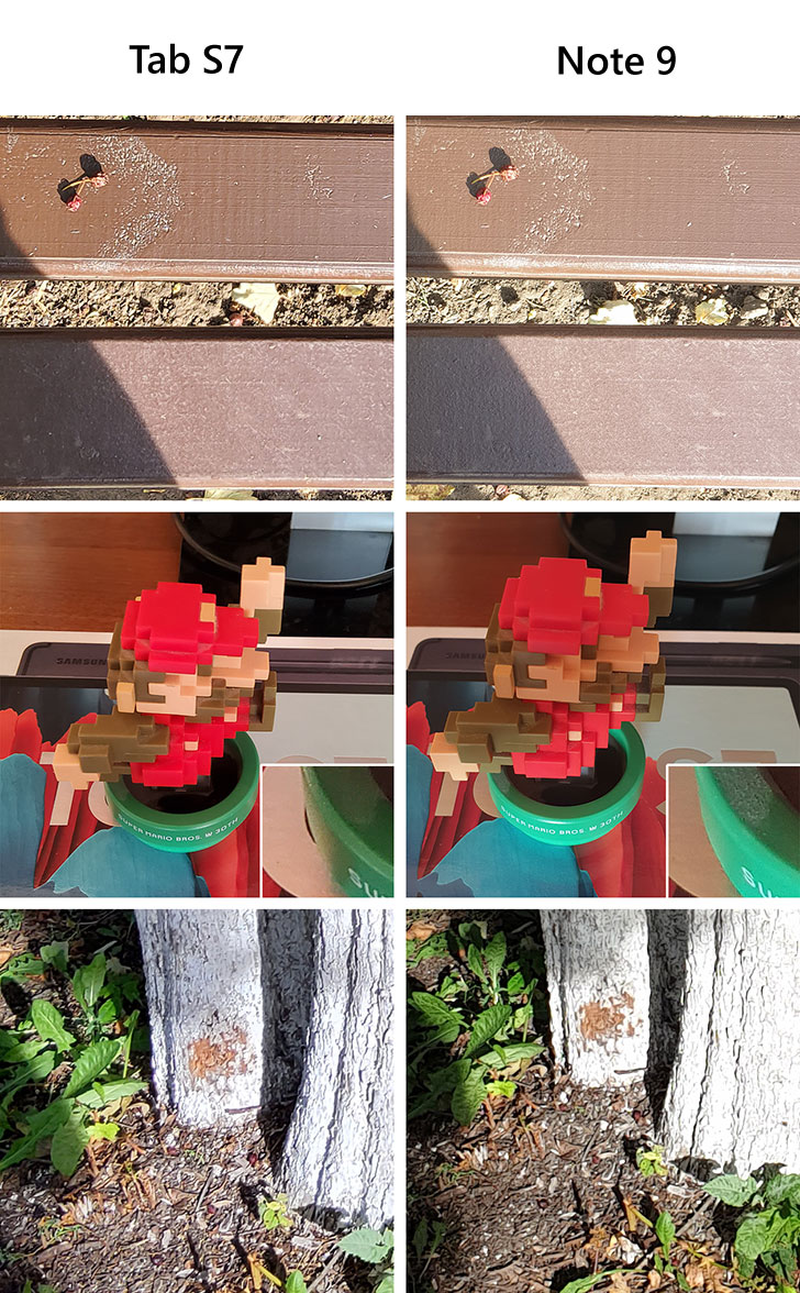 Планшет Galaxy Tab S7 ззаду