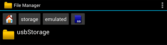 Файли на USB в StickMount