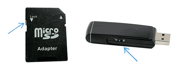 Перемикачі захисту від запису на накопичувачах