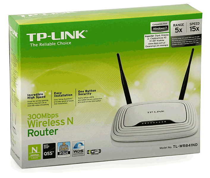 Wi-Fi роутер TP-Link WR-841ND