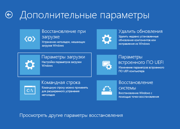 Використання середовища відновлення